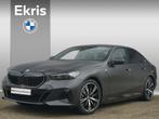 BMW 5 Serie Sedan 530e M Sport Pro Bowers & Wilkins / Drivin, Auto's, Te koop, Zilver of Grijs, 750 kg, Zwart