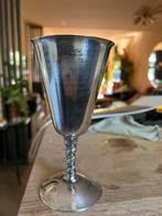 Vintage Verzilverde Wijnbeker, Antiek en Kunst, Ophalen of Verzenden, Zilver