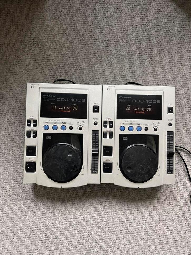 Pioneer CDJ-100 CD Spelers - Klassieker!, Muziek en Instrumenten, Dj-sets en Draaitafels, Gebruikt, Draaitafel, Pioneer, Ophalen of Verzenden