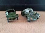Dinky Toys Army 670 Armoured Car en 673 Daimler Dingo Scout, Hobby en Vrije tijd, Modelauto's | 1:43, Ophalen of Verzenden, Auto