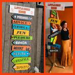 Festival, B&B Winkel Braderie Camping Bedrijf Strandborden, Info@rwhoutidee.nl, Nieuw, RW Houtidee, HOUTEN HANDGEMAAKT UNIEKE Huis, Tuin Cadeau Artikelen