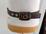 Cowboysbelt bruin leer, 80 tot 90 cm, Echt leder, Heupriem, Ophalen of Verzenden