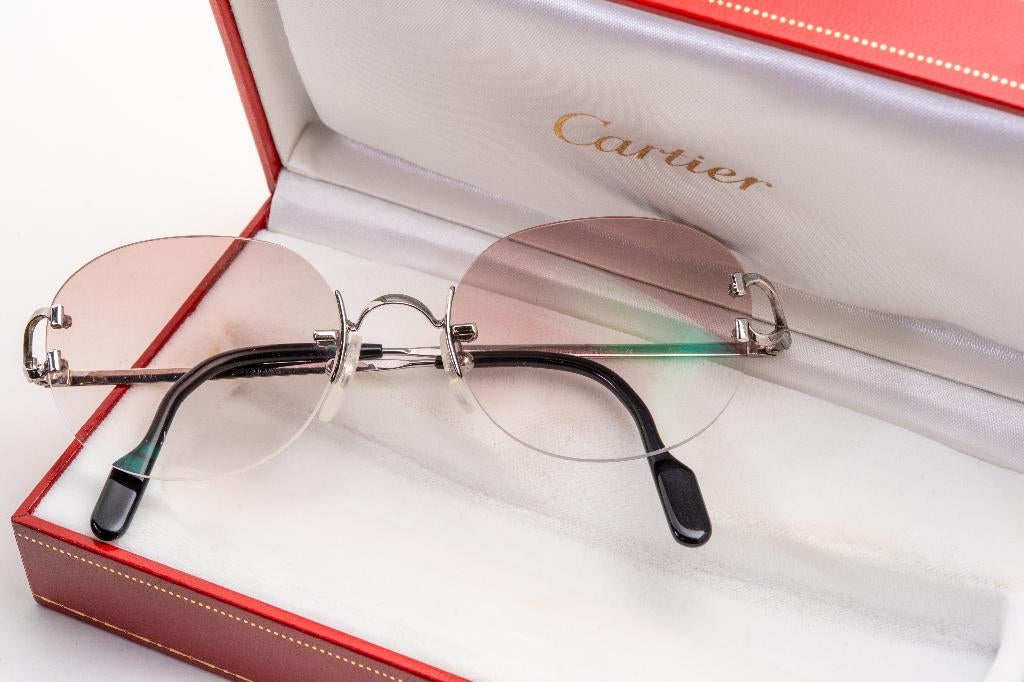Cartier Scala Platinum Bril Met originele doos, Sieraden, Tassen en Uiterlijk, Zonnebrillen en Brillen | Heren, Overige merken