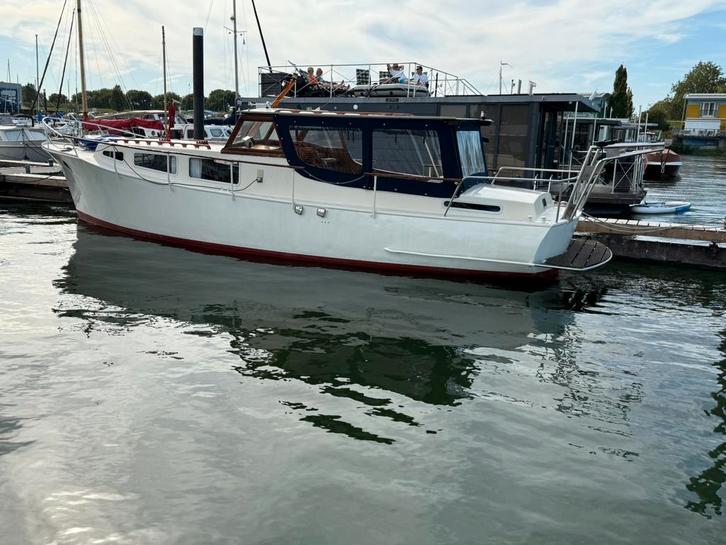 Unieke Van Lent Super Holland kruiser van 11.5 x 3m, Watersport en Boten, Motorboten en Motorjachten, Gebruikt, Staal, 9 tot 12 meter
