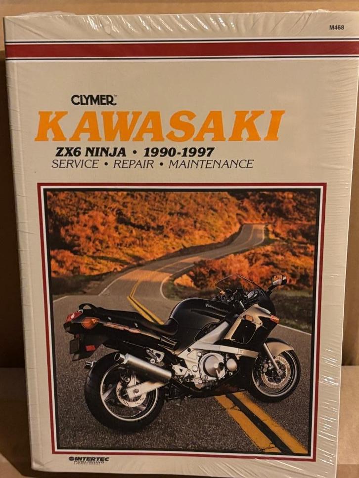 KAWASAKI ZX6 NINJA 1990-1997 Clymer werkplaatshandboek NIEUW, Motoren, Handleidingen en Instructieboekjes, Kawasaki, Ophalen of Verzenden