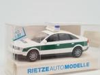 politie Audi A6 - Rietze 1/87, Zo goed als nieuw, Auto, Rietze, Verzenden