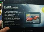 Bullit headrest 7 inch hoofdsteunmonitor, Auto diversen, Ophalen of Verzenden, Zo goed als nieuw
