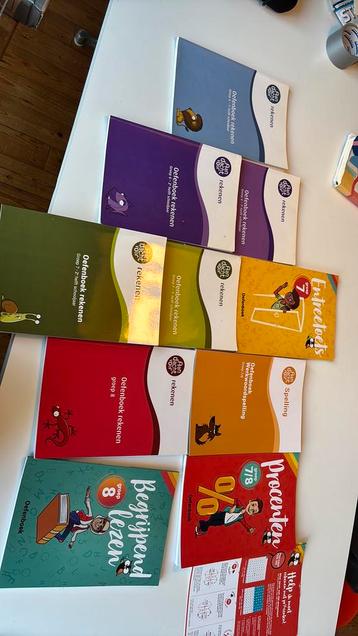 Oefenboeken aandacht voor Rekenen, spelling, begr. lezen beschikbaar voor biedingen