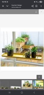 Esschert design planten plateau mt. L goud, Ophalen, Zo goed als nieuw