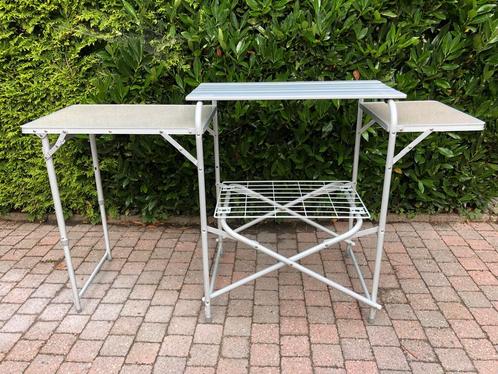 Camping aluminium kookmeubel, Caravans en Kamperen, Kampeermeubelen, Gebruikt, Overige, Ophalen