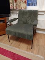 Fauteuil Eleonora Wendy groen rib, Huis en Inrichting, Fauteuils, Ophalen, 75 tot 100 cm, Zo goed als nieuw, Metaal
