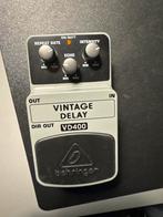 Behringer VD400 Vintage Delay Pedaal, Muziek en Instrumenten, Effecten, Ophalen of Verzenden, Gebruikt, Delay of Echo