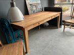 Teak tafel lang 220 breed 100, Huis en Inrichting, Tafels | Eettafels, 100 tot 150 cm, Ophalen of Verzenden, Rechthoekig, Nieuw