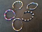 Armband armbanden met vierkanten kralen (voor goed doel), Overige kleuren, Nieuw, Ophalen of Verzenden, Elastiek