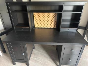 Hemnes bureau met opzetstuk zgan  beschikbaar voor biedingen