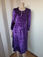 Bobbie Brooks 70's jurk velours paars maat M/38, Kleding | Dames, Maat 38/40 (M), Paars, Ophalen of Verzenden, Zo goed als nieuw