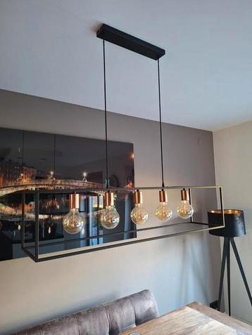 Mooie industriële hanglamp  voorzien van 5 lichtbronnen! beschikbaar voor biedingen