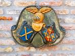 Gevelsteen wapenschild Ridderhelm Heraldiek RIT Tegelen, Ophalen of Verzenden