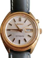 Seiko bellmatic vintage horloge, Seiko, Staal, Ophalen of Verzenden, Leer