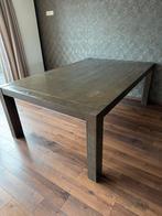 Robuuste tafel met bijpassende  kast, uitschuifbaar, Huis en Inrichting, Ophalen, Gebruikt, 100 tot 150 cm, Vijf personen of meer