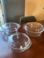 Pyrex Ovenschalen Set van 3, Ophalen, Gebruikt