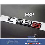 C63S EMBLEEM Mercedes C Klasse W205 C205 Kofferbak logo ZWAR, Ophalen of Verzenden, Gebruikt, Achter, Mercedes-Benz