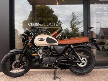 Hanway Caferacer RAW 50 | 4T | Ivory | Met Middenstandaard beschikbaar voor biedingen