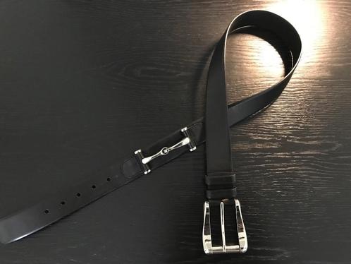 Prachtige lederen riem/ceintuur, dames, zwart, Kleding | Dames, Riemen en Ceinturen, Zo goed als nieuw, Tailleriem, 100 cm of meer