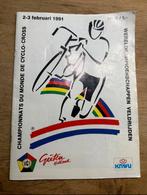 Posters en programmaboekje WK cyclocross 1991, Verzamelen, Posters, Ophalen of Verzenden, Zo goed als nieuw, A1 t/m A3, Sport
