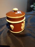 Mooie  antieke Paté deksel pot  12 cm hoog, Antiek en Kunst, Ophalen of Verzenden