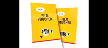 2 pathe filmvouchers (tgt 31/08) beschikbaar voor biedingen