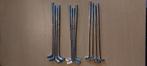 12 zilverkleurige cocktail staafjes 16 cm golfclubs verzilve, Ophalen of Verzenden, Zo goed als nieuw