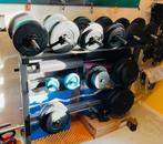 Aangeboden een mooie gewichten en halterrek, Sport en Fitness, Ophalen, Zo goed als nieuw, Overige typen