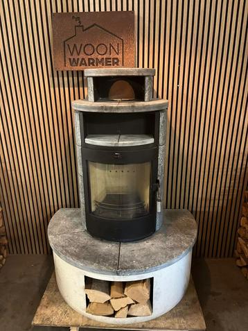 24306 Speksteenkachel Fireplace Nexus Rondo 9kw beschikbaar voor biedingen