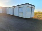 Grote schaftunit/keet/woonunit van 11x3 meter type de meeuw, Ophalen of Verzenden
