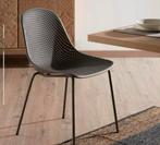 6 Quinby design stoelen Graphite, Ophalen, Zwart, Nieuw, Metaal