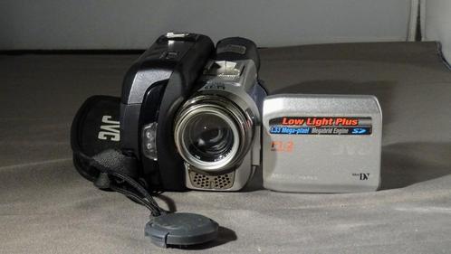 JVC GR-DF540E Mini DV met firewire uit direct digitaliseren, Audio, Tv en Foto, Videocamera's Digitaal, Gebruikt, Camera, Mini dv