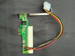 PCI X1 naar PCI X16 riser card | Plug & Play, Ophalen of Verzenden, Zo goed als nieuw
