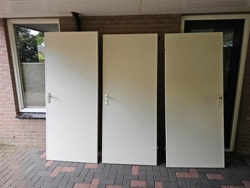 3 x opdekdeur 83 x 201,5, Doe-het-zelf en Verbouw, Deuren en Horren, Zo goed als nieuw, Binnendeur, 200 tot 215 cm, 80 tot 100 cm