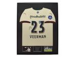 Joey Veerman PSV 23/24 gesigneerd ingelijst uit shirt, Soccersignings.nl, Shirt, PSV, Nieuw