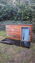 Stevig en degelijk geïsoleerd hondenhok te koop., Ophalen, 65 tot 100 cm, Hondenhok, 110 cm of meer