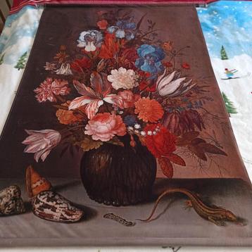 Wandkleed Bloemen 105x136 cm Nieuw!