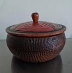 Amsterdamse School Boekensteun Dekseldoos Art Deco hout, Ophalen of Verzenden, Gebruikt