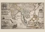 Grote landkaart van Nederlandsch Indië door Moll, ~1720, Ophalen of Verzenden, 1800 tot 2000, Wereld, Landkaart