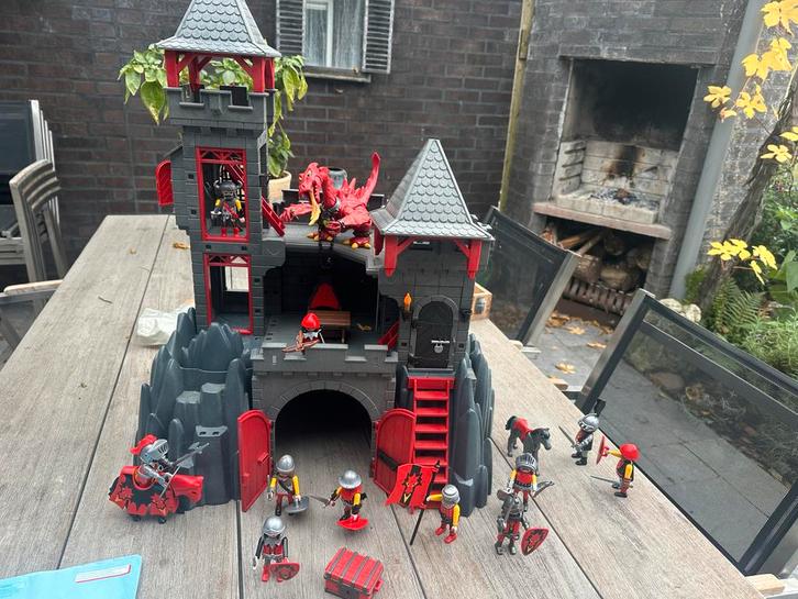 Playmobil Drakenkasteel - Compleet, Kinderen en Baby's, Speelgoed | Playmobil, Gebruikt, Complete set, Ophalen of Verzenden