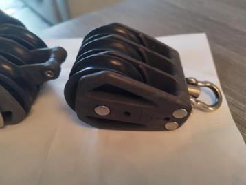 Drievoudig blok 60mm van het merk Rutgerson. beschikbaar voor biedingen
