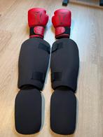 Bokshandschoenen 6 OZ en scheenbeschermers kind, Sport en Fitness, Vechtsporten en Zelfverdediging, Maat XS of kleiner, Ophalen of Verzenden