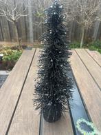 kerstboompje zwart met glitters 48 cm hoog, Ophalen of Verzenden, Zo goed als nieuw