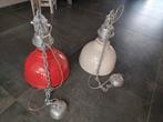 Vintage , industriële lampen, Huis en Inrichting, Lampen | Hanglampen, Ophalen, Zo goed als nieuw, Minder dan 50 cm