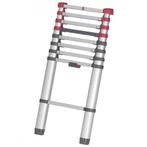 Hailo T80 Aluminium Telescoopladder 11 Treden + Stabilisatie, Ophalen of Verzenden